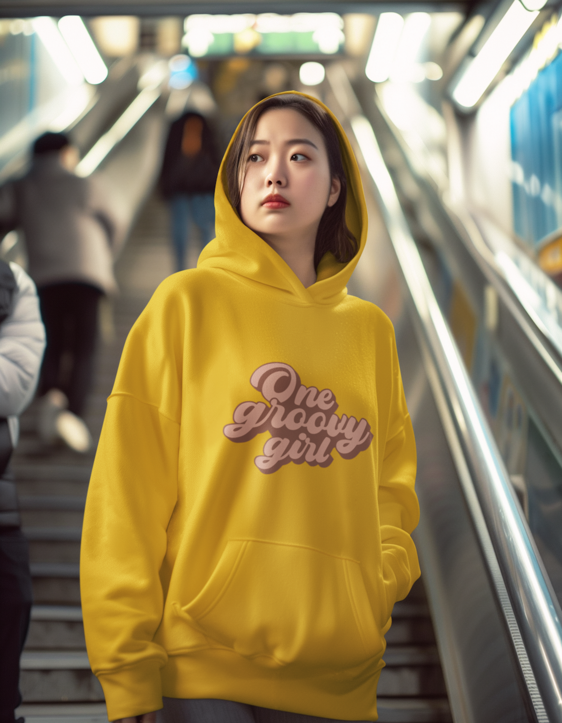 One Groovy Girl Hooded Sweatshirts for Women