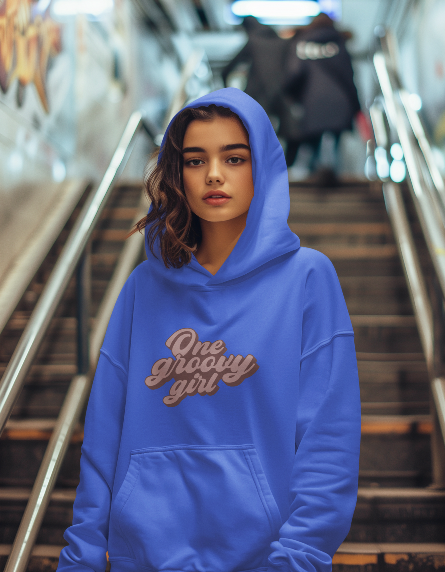 One Groovy Girl Hooded Sweatshirts for Women