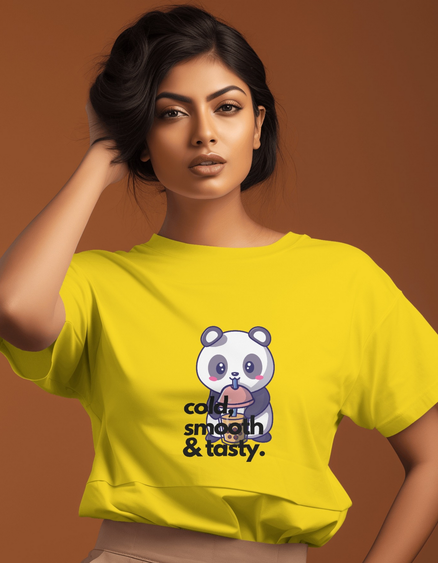 Coffee Panda T-Shirts for Women Online