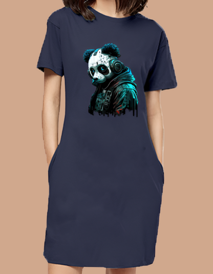 Panda T-Shirt Dresses for Women