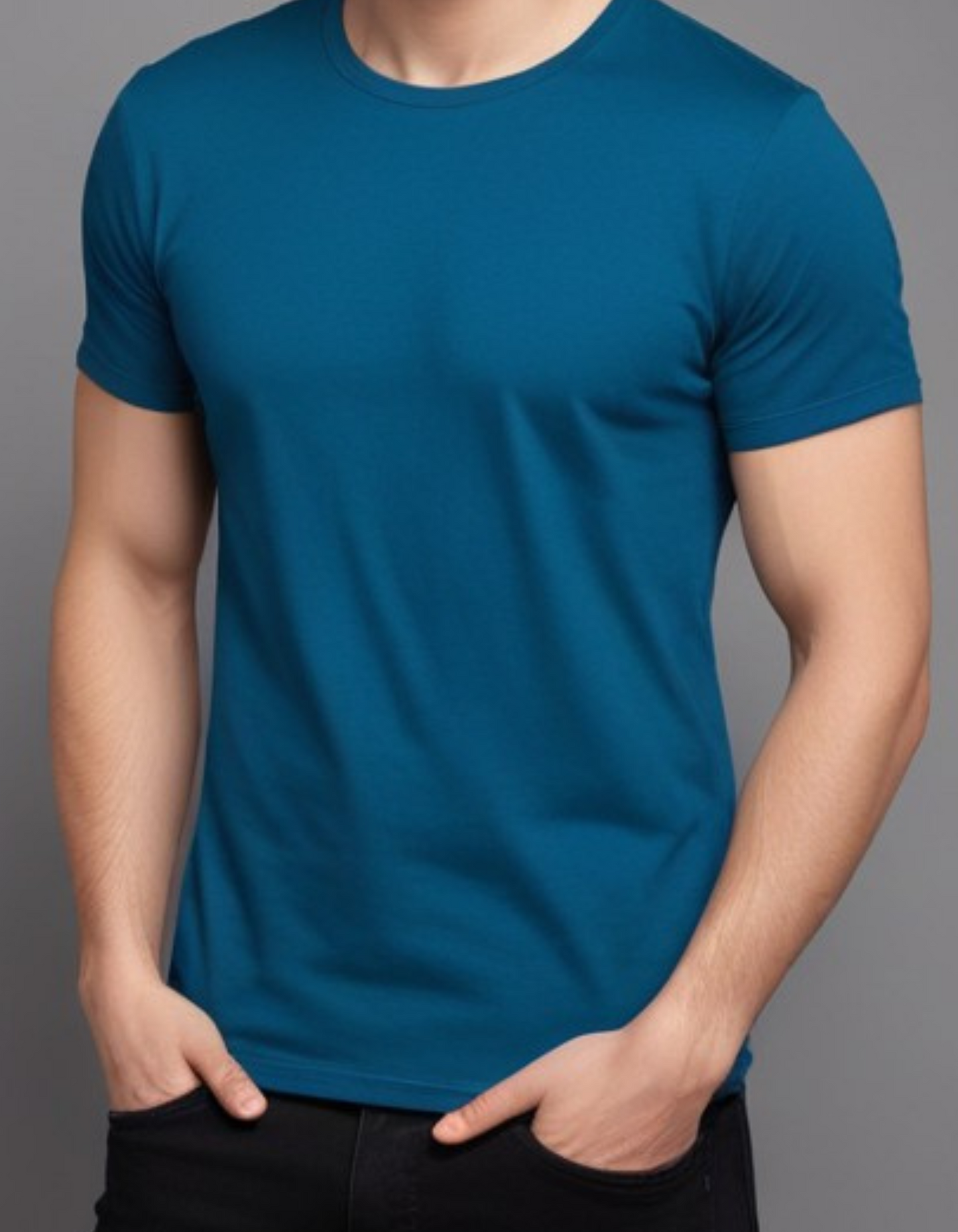 Petrol Blue T-Shirt for Men