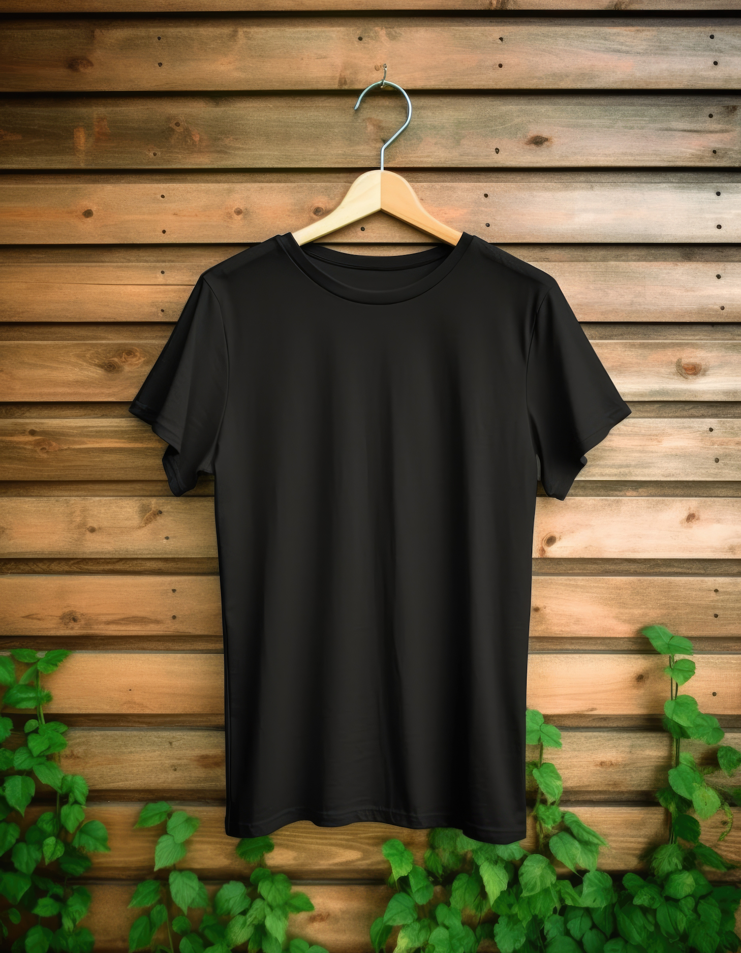 Black Plain T-Shirts for Men