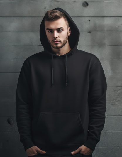 Black Hooded Sweatshirts for Men