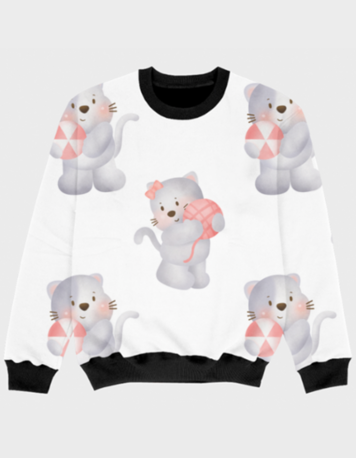 Purr-fectly Playful Cat Sweatshirts for Girls and Boys