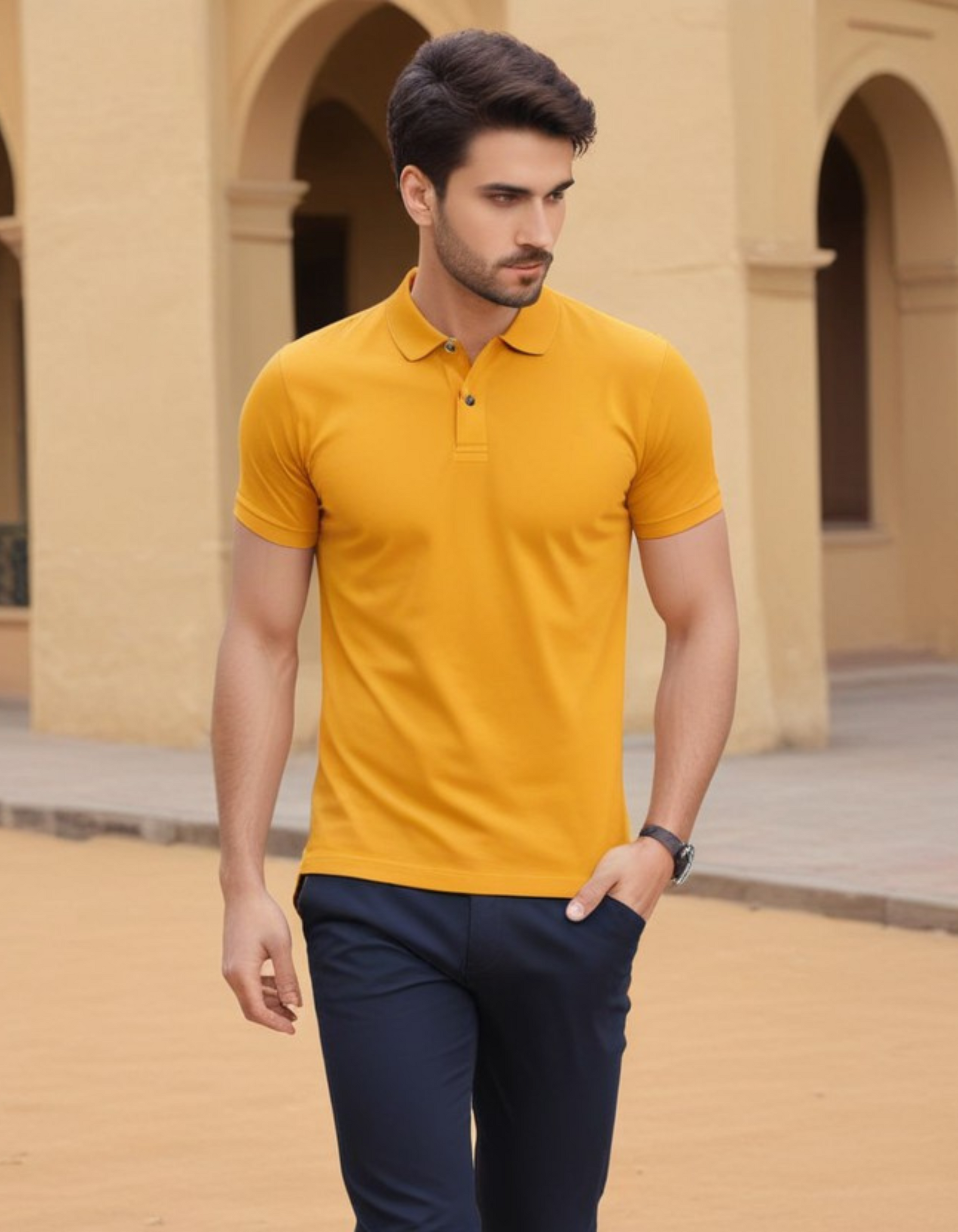 Men Collar Polo T-Shirts