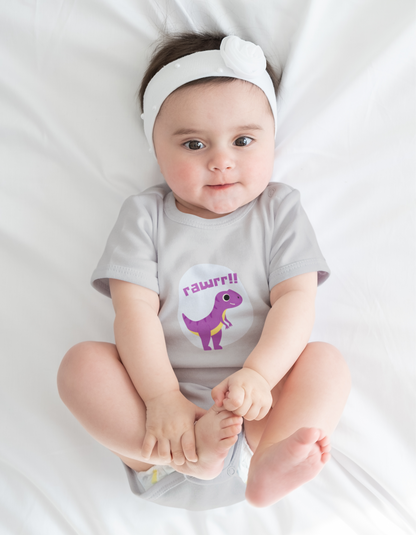 Rawrr Dino Rompers kids t-shirts online