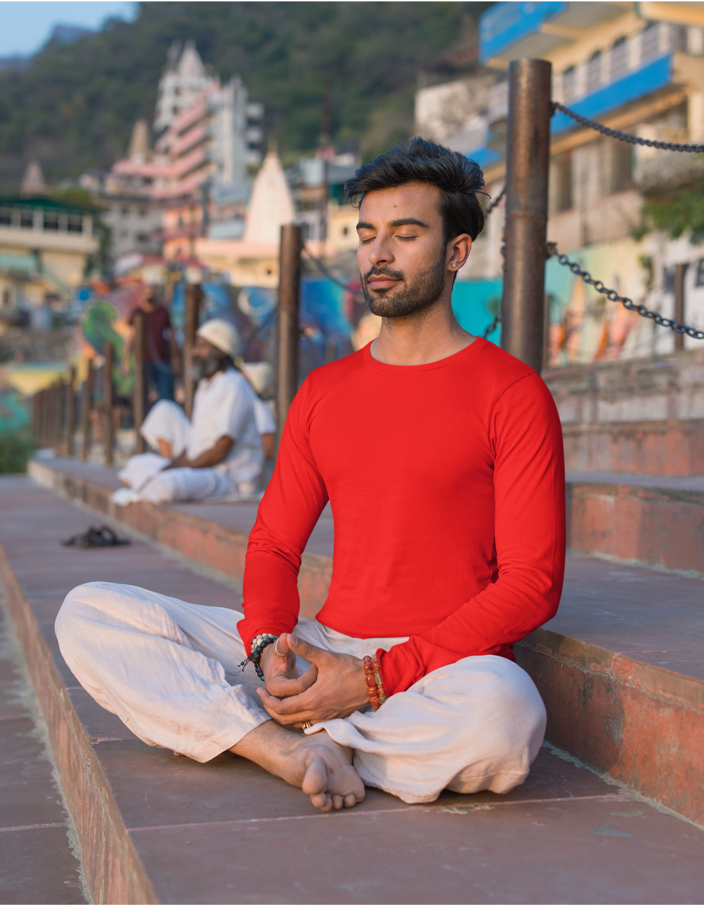 Red Full Sleeve T-Shirts for Men