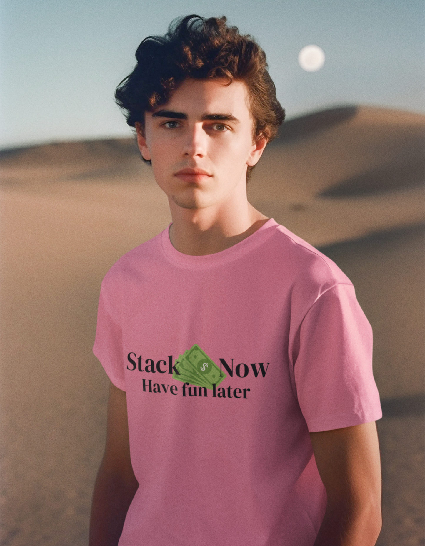 Stack Money Now, Have Fun Later T-Shirts for Men