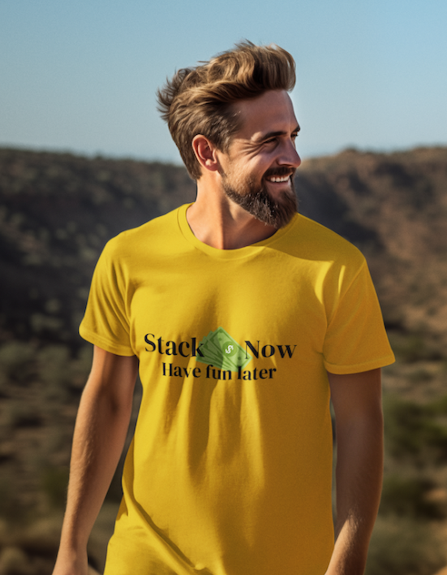 Stack Money Now, Have Fun Later T-Shirts for Men