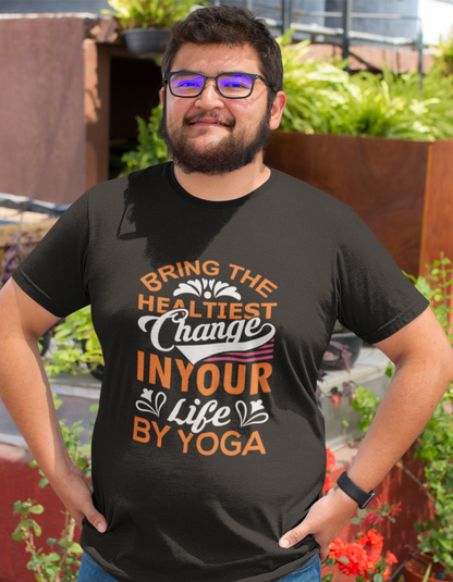 Bring the Healthiest Change in your Life By Yoga Plus Size T-Shirts for Men Online