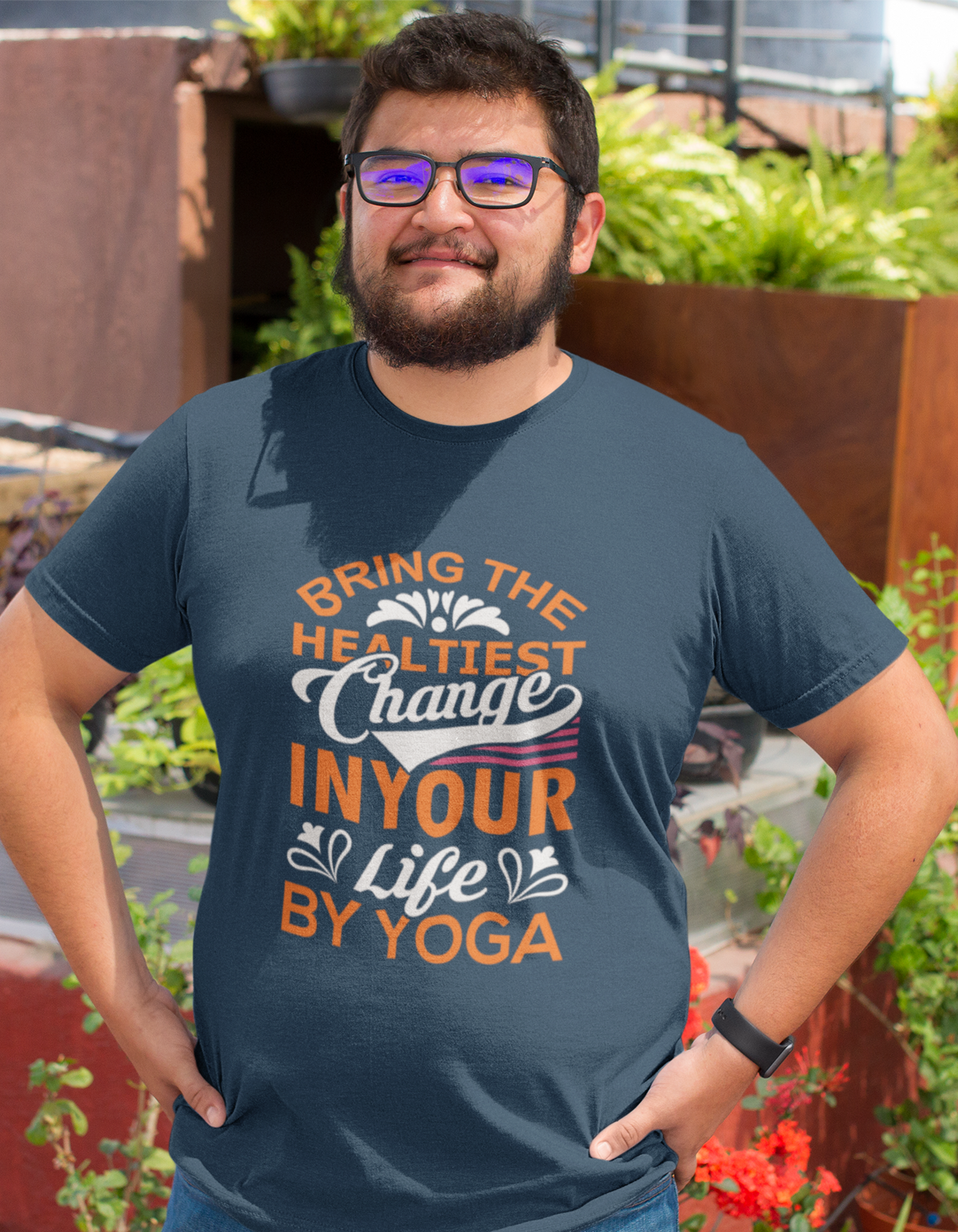 Bring the Healthiest Change in your Life By Yoga Plus Size T-Shirts for Men Online