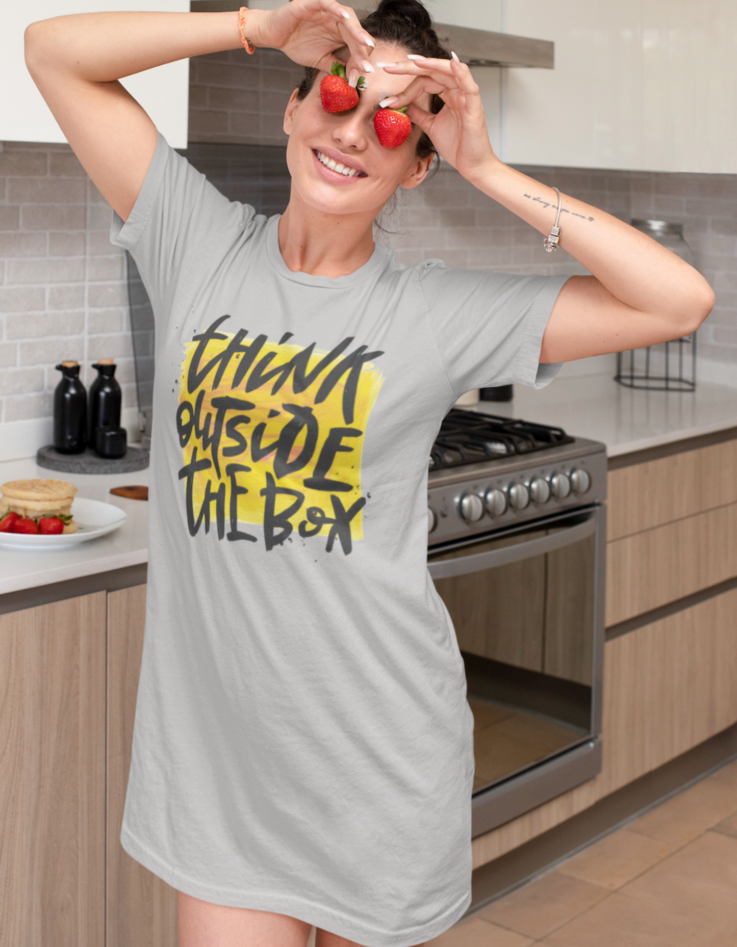 Think outside the Box T-Shirt Dresses for Women