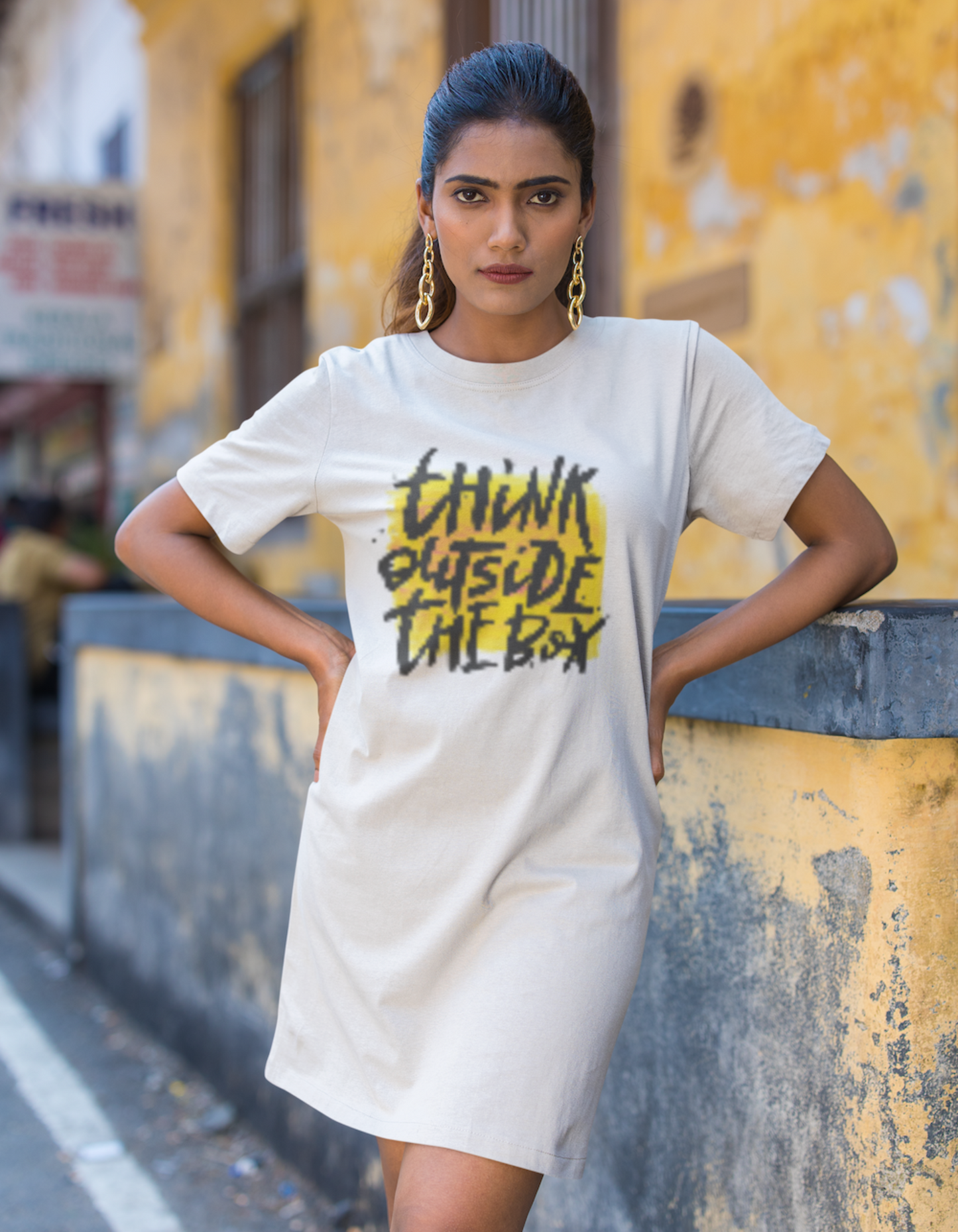 Think outside the Box T-Shirt Dresses for Women