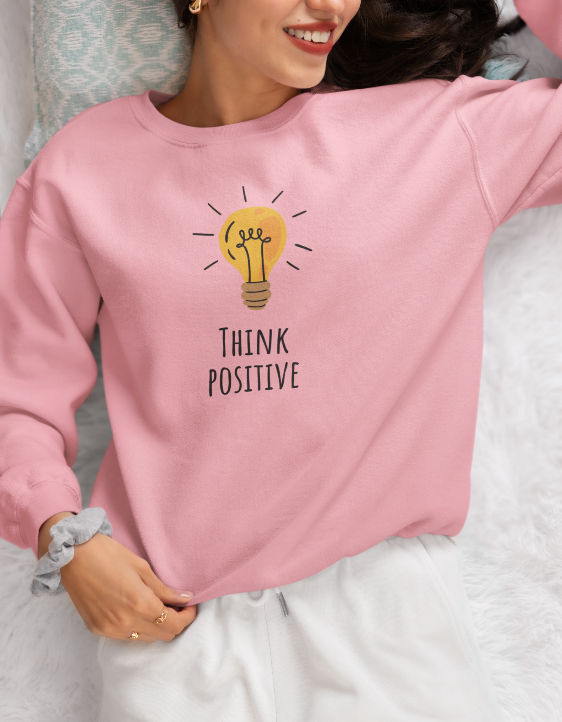 Think Positive Sweatshirt for Women