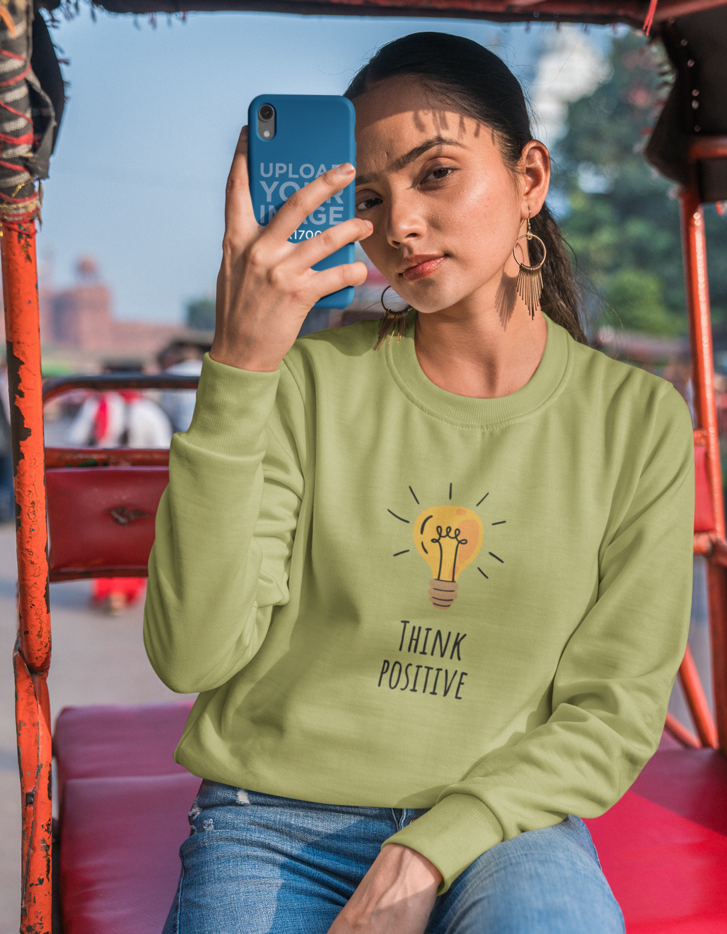 Think Positive Sweatshirt for Women