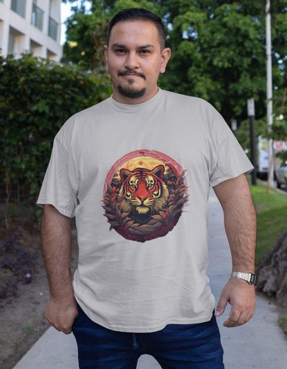 Tiger Plus Size T-Shirts for Men