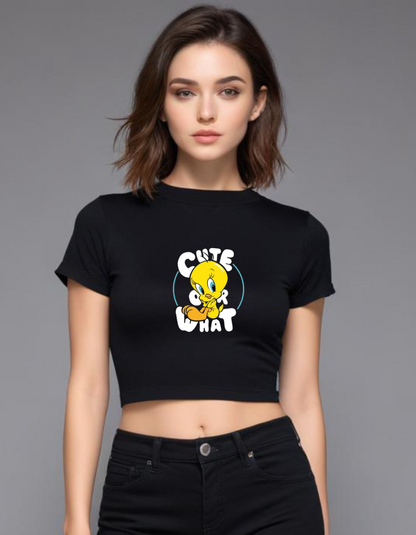 Tweety: Crop Tops for Women