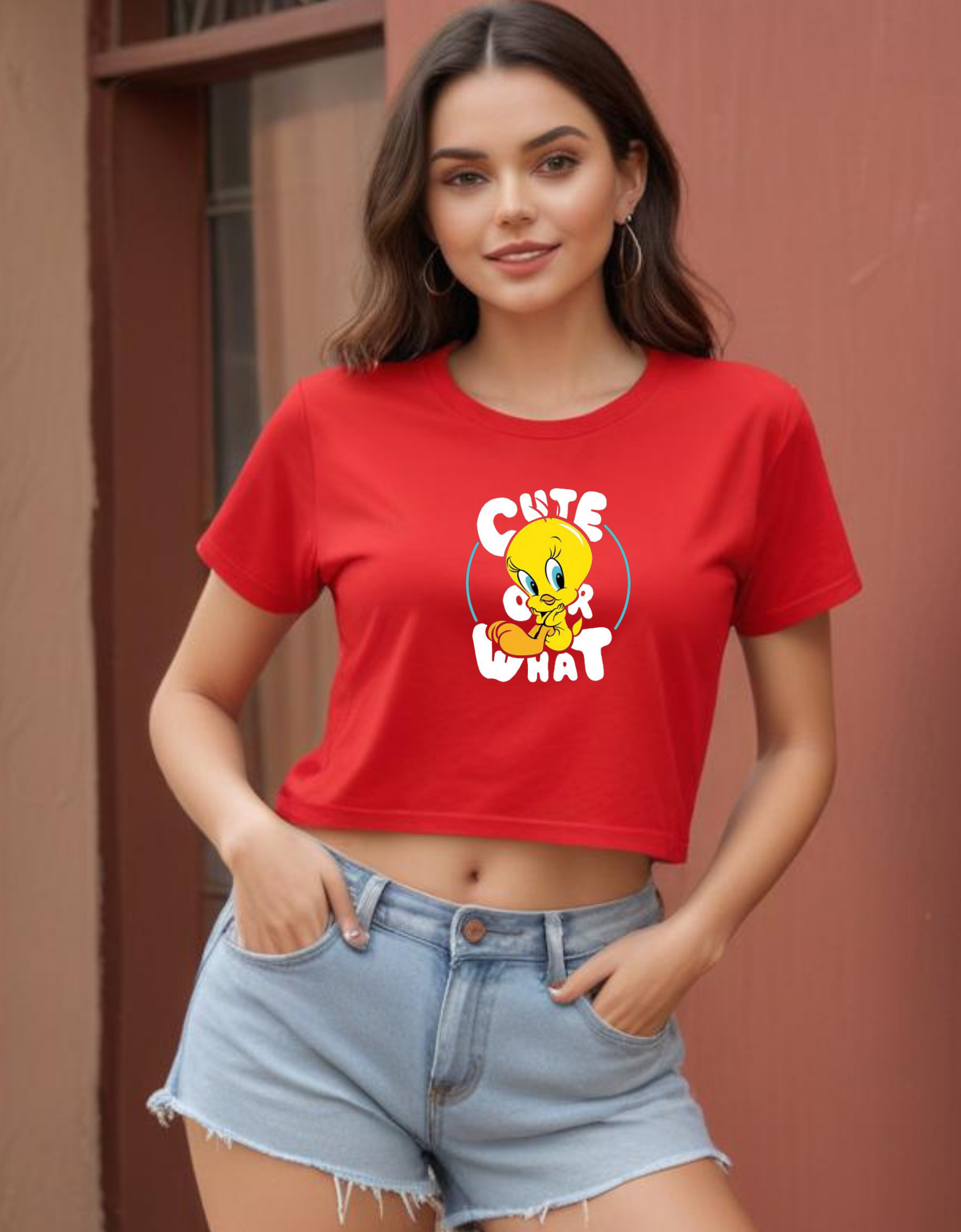 Tweety: Crop Tops for Women