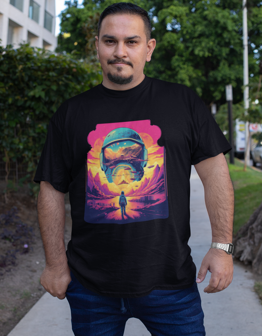 Vintage Science Fiction Plus Size T-Shirts for Men Online