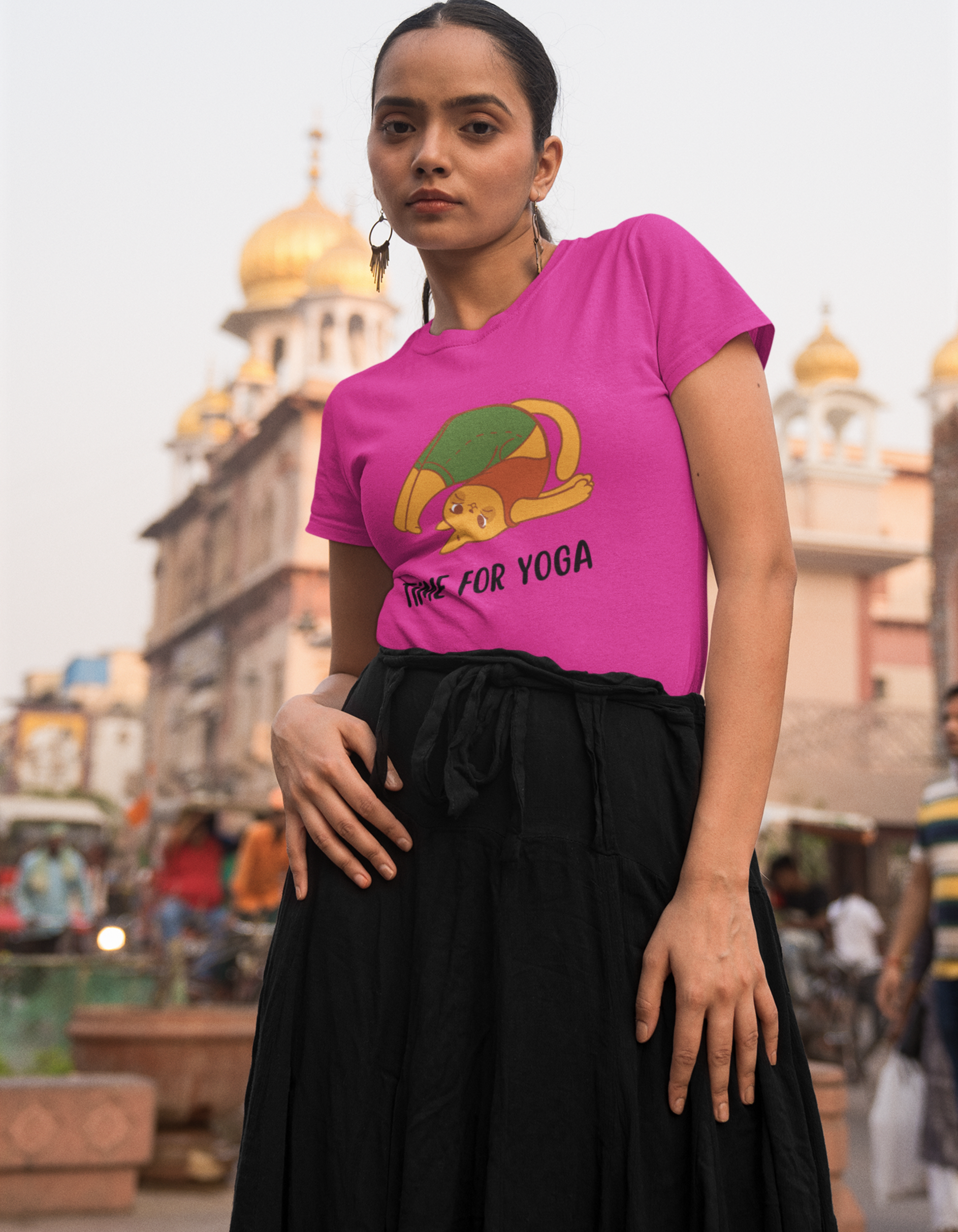 Time for Yoga T-Shirts for Women Online