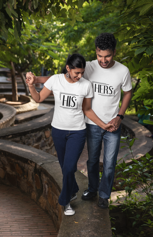 His and Hers Couple T-Shirts