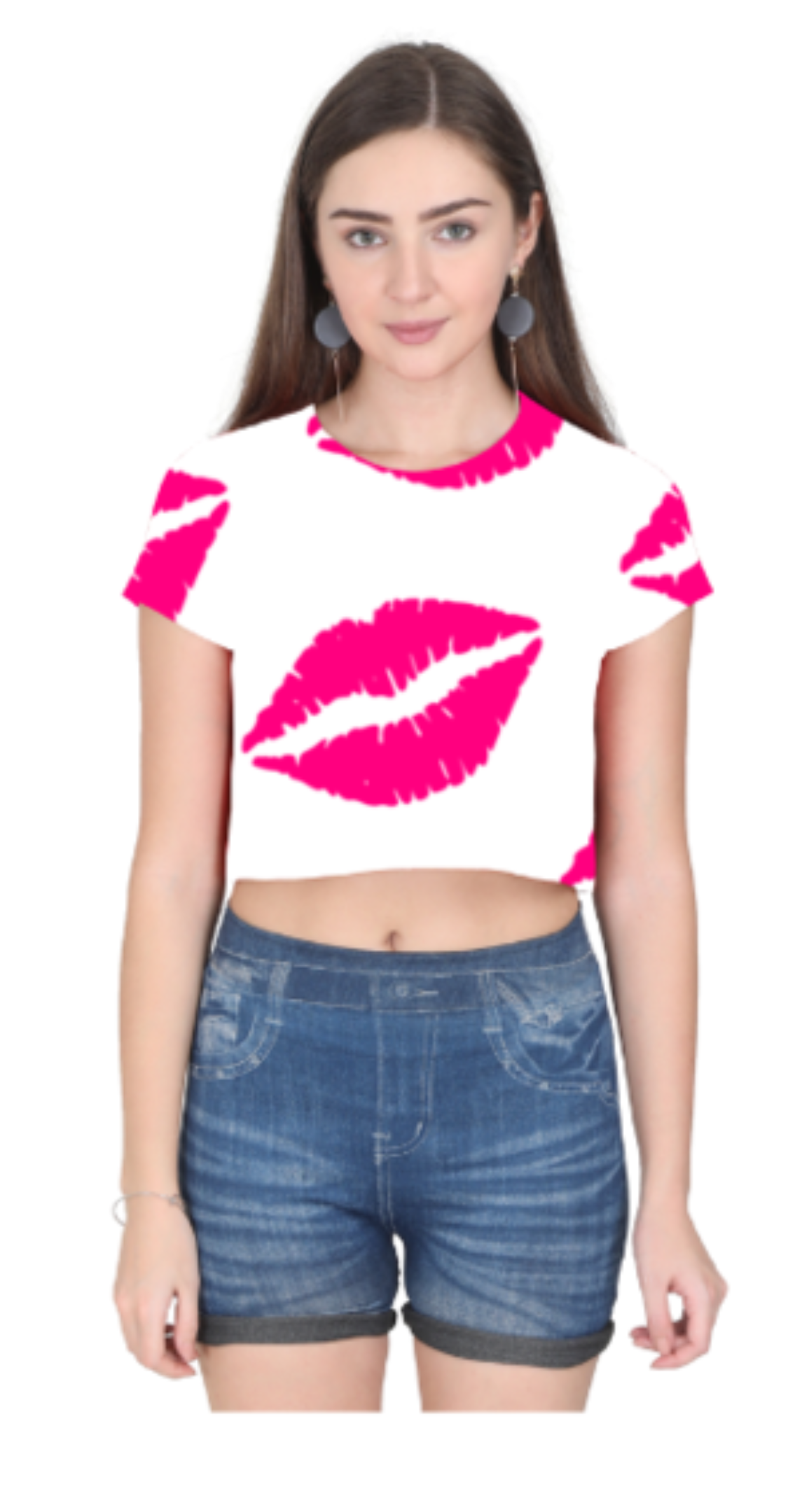 Lips Crop Top for WomenLips Crop Top for Women